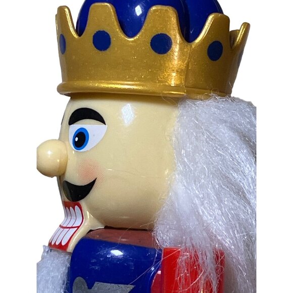 Greenbrier Plastic Christmas Nutcracker Soldier in Blue and Red - Picture 11 of 11